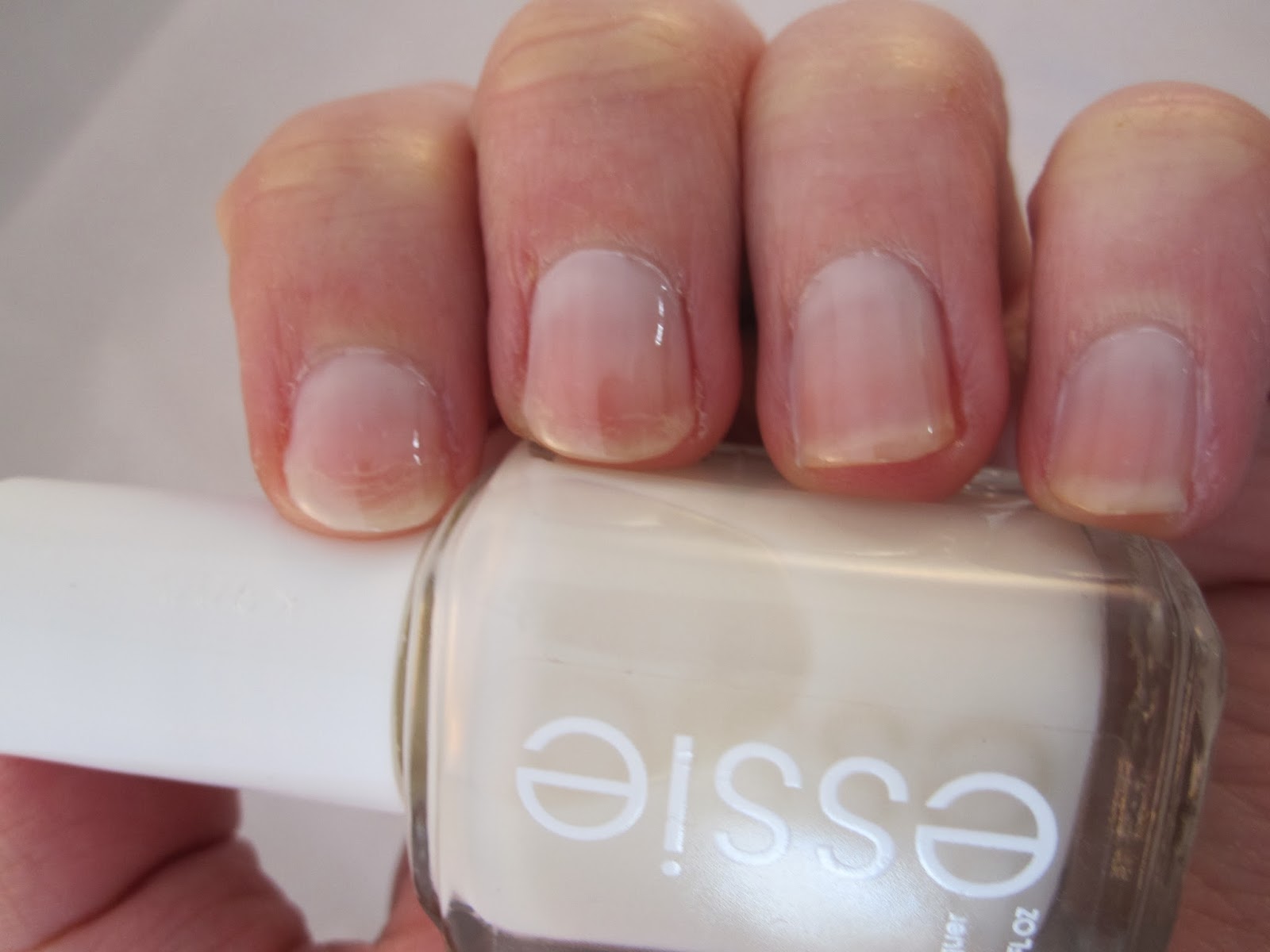 essie white nail polish review