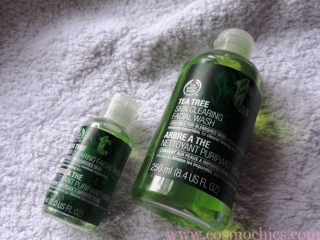 the body shop tea tree skin clearing face wash review