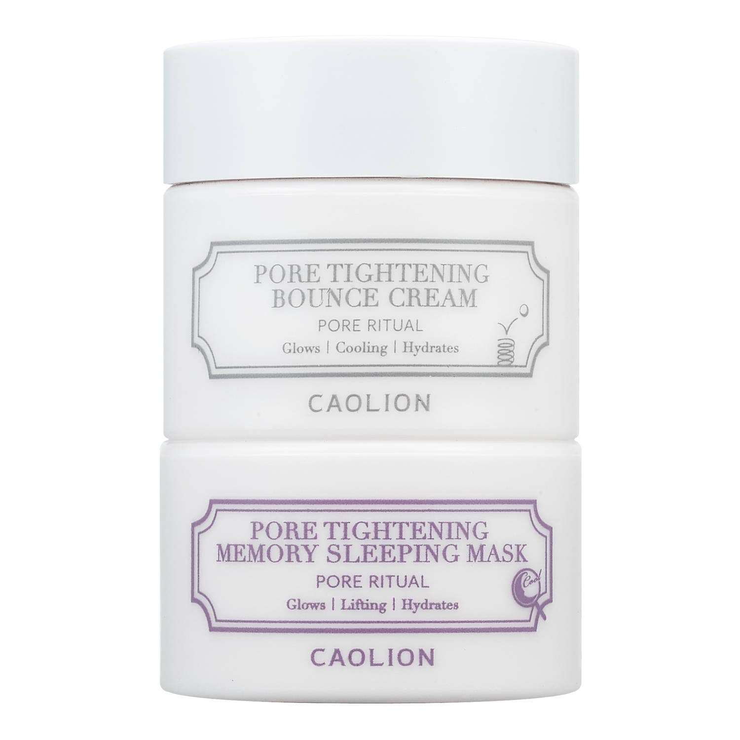 caolion pore tightening day & night glowing duo review