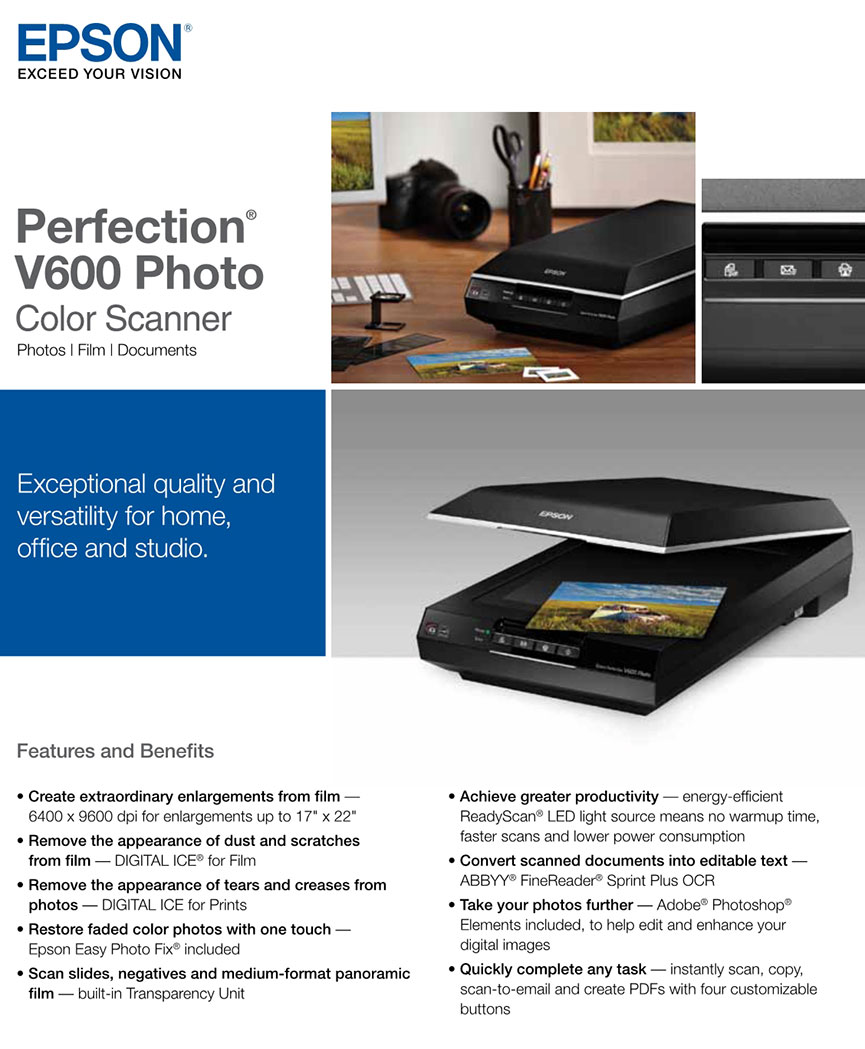 epson v600 photo scanner review