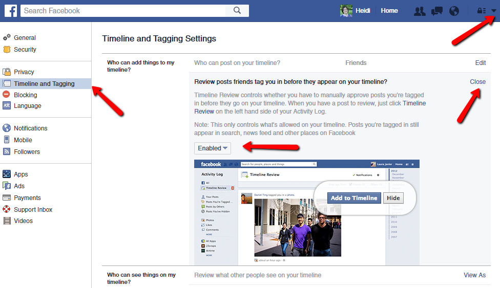 how to hide reviews on facebook business page